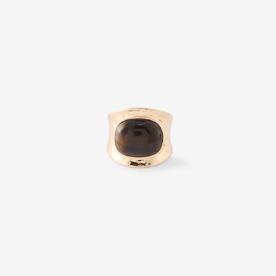 Bague pierre marron BALABOOSTE