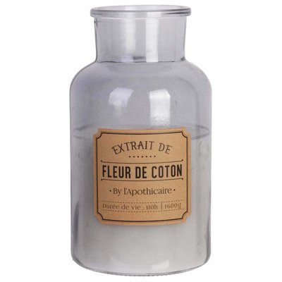 Bougie XL senteur fleur de coton Apothicaire CMP