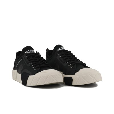 Baskets Toile ACE CITY SHELL LO 2 PALLADIUM