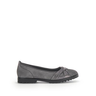 Ballerines en cuir lisse à talon décroché GABOR