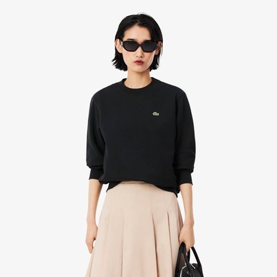 Sweatshirt relaxed fit col rond molleton LACOSTE