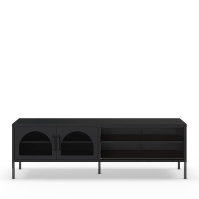 Meuble TV 2 portes en métal L160cm - Zio DRAWER