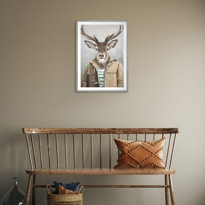 50x70cm Clive Framed Print SO'HOME