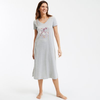 Chemise de nuit jersey de coton, manches courtes ANNE WEYBURN
