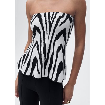 Top bustier maille MANGO