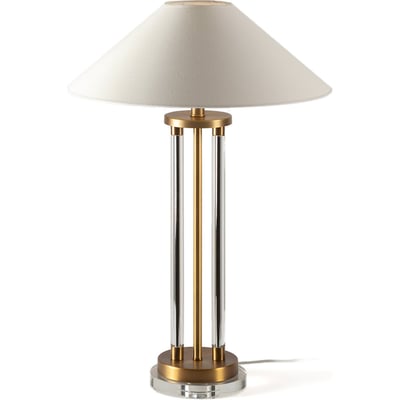 Lampe de table en verre et métal RECOLLECTION