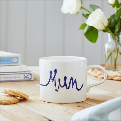 Mug Meirion Blue & White Mum Mug PORTMEIRION