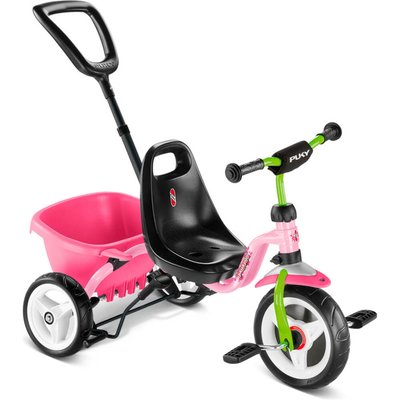 Tricycle enfant Ceety avec des pneus confort - rose vert PUKY