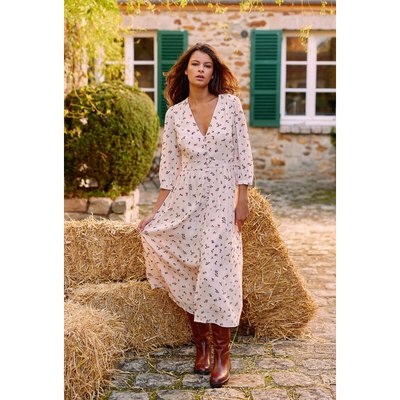 Robe mi-longue imprimée ROUNA LA PETITE ETOILE
