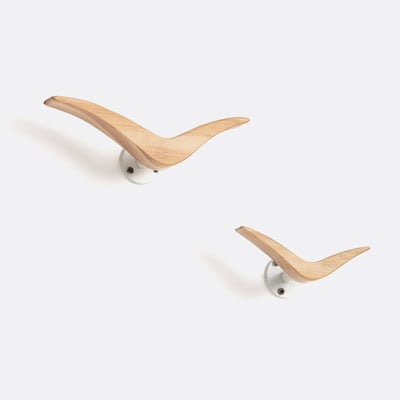 Set of 2 Bird-Shaped Wall Hooks LA REDOUTE INTERIEURS