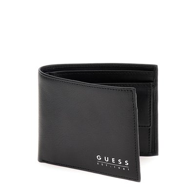 Portefeuille Fidenza En Cuir Véritable GUESS