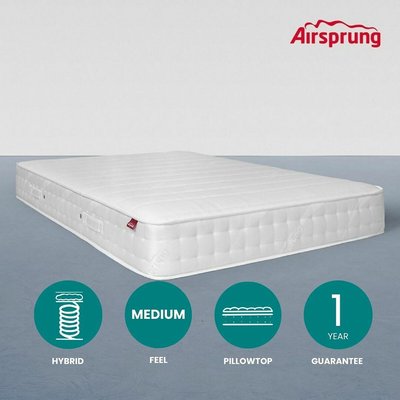 Hybrid Pocket Spring 800 Memory Rolled Mattress AIRSPRUNG