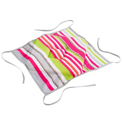 Coussin Galette de chaise Matelot rose DOUCEUR D'INTÉRIEUR