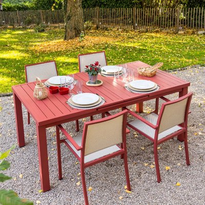 Table de jardin extensible 8/10 personnes HOME MAISON