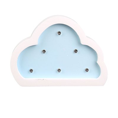 Lampe en bois enfant Nuage - H. 9 cm THE HOME DECO FACTORY