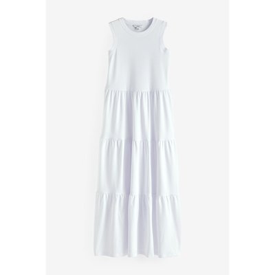 Robe longue d’été ras du cou sans manches NEXT