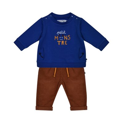 Sweat + pantalon velours frederic SUCRE D'ORGE