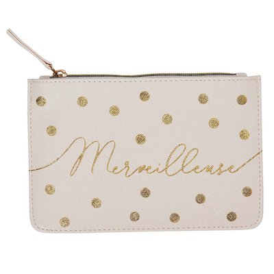 Pochette zippée MERVEILLEUSE DRAEGER PARIS