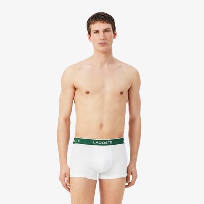 Lot de 3 boxers courts coton stretch LACOSTE