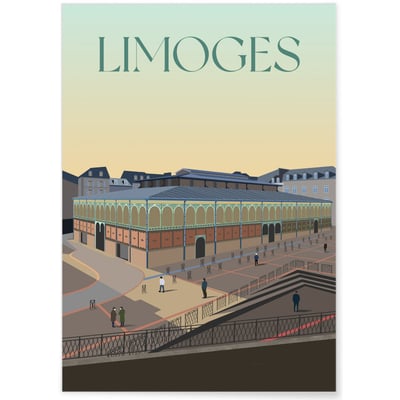 Affiche ville Limoges 4 L'AFFICHERIE