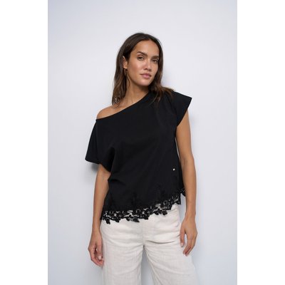 T-SHIRT AVEC DENTELLE SALSA JEANS
