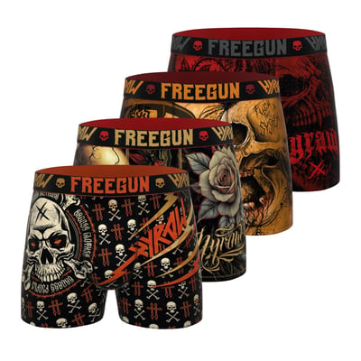 Lot De 4 Boxers Hyraw Microfibre FREEGUN