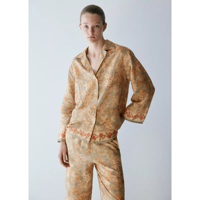 Chemise pyjama florel MANGO