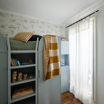 Rideau Lou Tamisant en Gaze de coton unie et frangée Blanc 145x280 cm MADURA