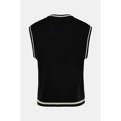 Pull en maille, sans manches. Encolure V STHUGE