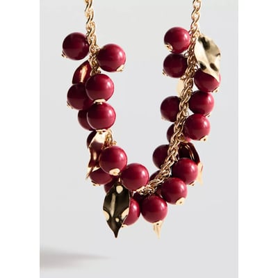 Collier chaîne perles MANGO