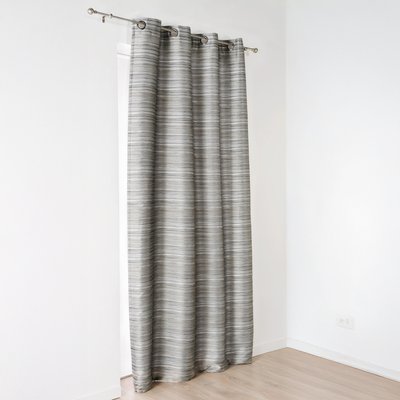 Rideau aspect shantung avec oeillet LINDER