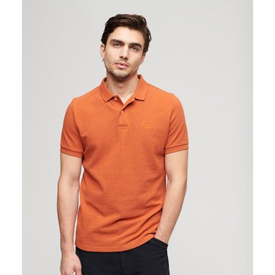 Kurzärmeliges Poloshirt aus Pikee SUPERDRY