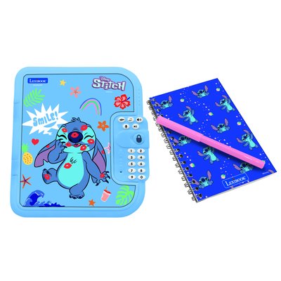 Journal intime électronique avec coffre-fort Stitch LEXIBOOK