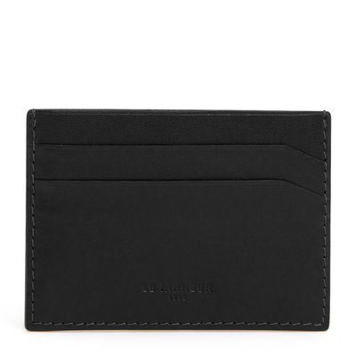 Porte cartes Léon en cuir lisse LE TANNEUR