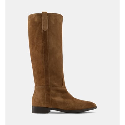 Bottes camarguaises christelle cuir velours GALERIES LAFAYETTE