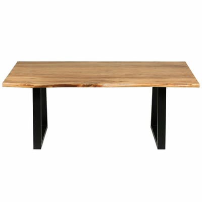 Table à manger bois d'acacia à bords naturels 200 cm CANYON PIER IMPORT