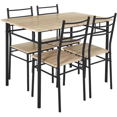 Ensemble table de repas avec 4 chaises Loka CMP