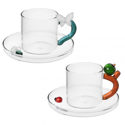 Lot de 2 tasses Fruits and Flower 1 ICHENDORF