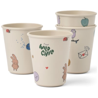 Lot de 4 gobelets Lana LIEWOOD