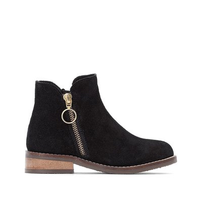 Ботинки на молнии кожаные 26-39 LA REDOUTE COLLECTIONS