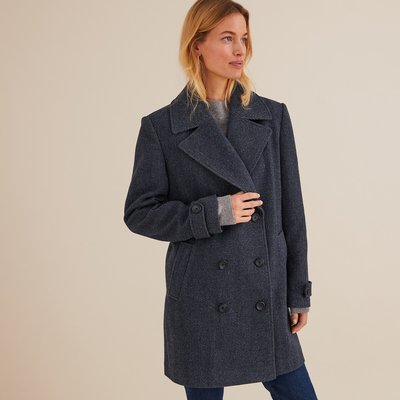 Caban bleu marine femme La Redoute