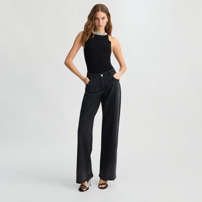 Jean baggy avec strass LIU JO