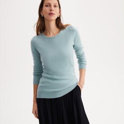 Pull col rond en fine maille ANNE WEYBURN