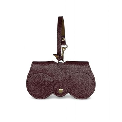 Etui à lunettes en cuir grainé PEANUT OH MY BAG
