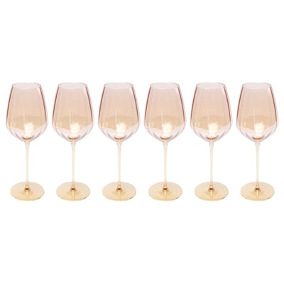 Lot de 6 verres à vin blanc, MOCCA KARE DESIGN