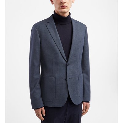 Veste De Costume Ajustée Pardin Imprimé Pied-de-poule Laine Mélangée COMPTOIR GL