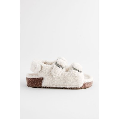 Chaussons à deux brides et semelle en liège NEXT