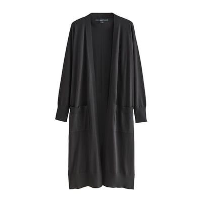 Cardigan long et doux en coton majoritaire NEXT