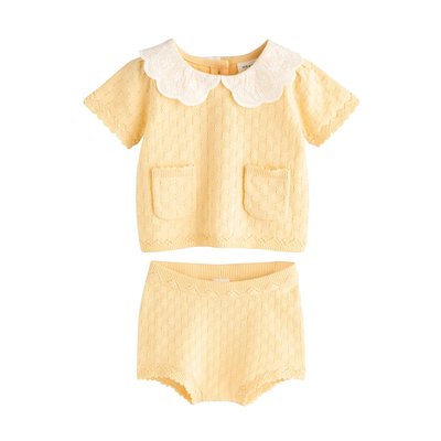 Haut et short bébé en maille ensemble NEXT