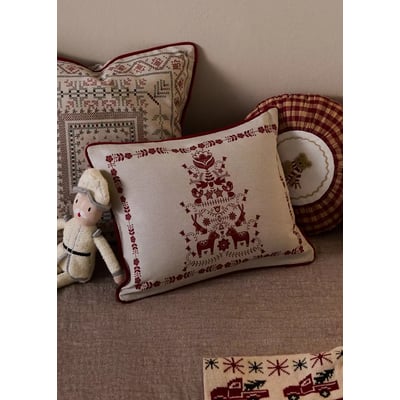 Housse de coussin imprimée Noël 30 x 40 cm MANGO HOME